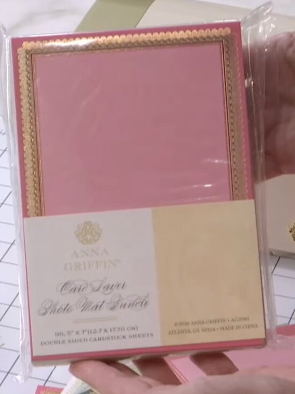 Anna Griffin Card Layer Photo Mat Double Sided Cardstock Bundle 96 Sheets Sealed